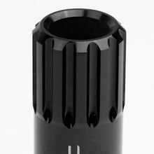 Load image into Gallery viewer, M12 x 1.5 Extended Aluminum Lug Nuts - 60mm Tall - Black 20pc Set