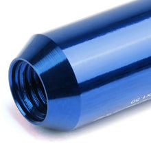 Load image into Gallery viewer, M12 x 1.5 Blue Aluminum Extended Lug Nuts with Locks 20pc Set