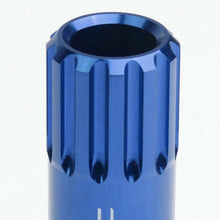 Load image into Gallery viewer, M12 x 1.5 Blue Aluminum Extended Lug Nuts with Locks 20pc Set