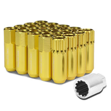 Load image into Gallery viewer, M12 x 1.5 400 Style Extended Lug Nuts with Locks - Aluminum