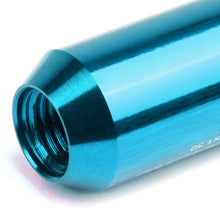 Load image into Gallery viewer, Universal 400 Style Extended Open End Lug Nuts M12x1.5 Light Blue Aluminum