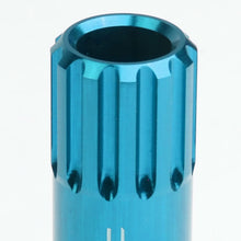 Load image into Gallery viewer, Universal 400 Style Extended Open End Lug Nuts M12x1.5 Light Blue Aluminum