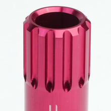 Load image into Gallery viewer, M12 x 1.5 60mm Extended Pink Lug Nuts Set - 16 Pcs + 4 Locks Aluminum