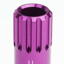 Load image into Gallery viewer, M12 x 1.5 Extended Purple Lug Nuts Set - 16 Pcs + 4 Locks Aluminum