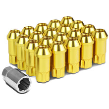 Load image into Gallery viewer, M12 x 1.25 Extended L40 Style Lug Nuts 20pc Set with Locks - Aluminum