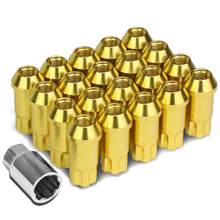 Load image into Gallery viewer, M12 x 1.25 Extended L40 Style Lug Nuts 20pc Set with Locks - Aluminum
