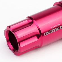 Load image into Gallery viewer, Universal L40 Style Extended Lug Nuts M12x1.25 Pink Aluminum 20pc Set