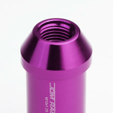 Load image into Gallery viewer, Purple Aluminum Lug Nuts M12x1.25 L40 Style Extended 20pc Set