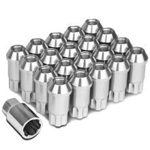 Load image into Gallery viewer, L40 Style Extended Aluminum Lug Nuts M12x1.25 20pc with Locks