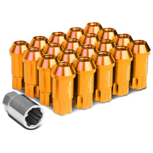 Load image into Gallery viewer, L40 Style Extended Lug Nuts - M12 x 1.5 - 50mm - Orange Aluminum
