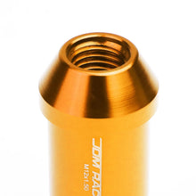 Load image into Gallery viewer, L40 Style Extended Lug Nuts - M12 x 1.5 - 50mm - Orange Aluminum