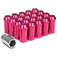 Load image into Gallery viewer, L40 Style Extended Open End Aluminum Lug Nuts M12x1.5 20pc Pink
