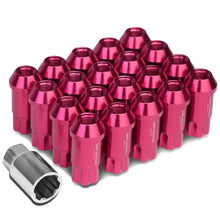 Load image into Gallery viewer, L40 Style Extended Open End Aluminum Lug Nuts M12x1.5 20pc Pink