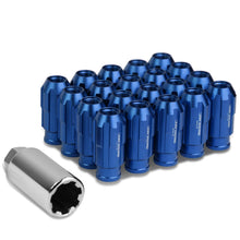Load image into Gallery viewer, Extended Spline Lug Nuts M12 x 1.25 20pc Set with Locks Aluminum