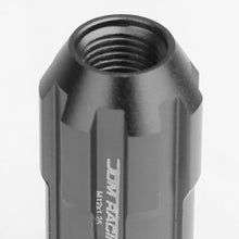 Load image into Gallery viewer, M12 x 1.25 Spline Extended Lug Nuts 50mm Tall Gun Metal 20pc w/ Locks