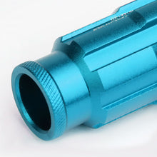 Load image into Gallery viewer, Spline Extended Aluminum Lug Nuts M12x1.25 50mm Light Blue 20pc w/ Locks