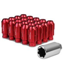 Load image into Gallery viewer, M12 x 1.25 Extended Spline Lug Nuts w/ Locks 20pc Set - Aluminum