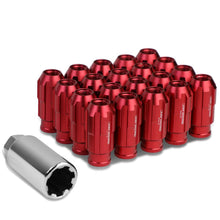 Load image into Gallery viewer, M12 x 1.25 Extended Spline Lug Nuts w/ Locks 20pc Set - Aluminum