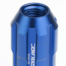 Load image into Gallery viewer, M12 x 1.5 Spline Lug Nuts Set with Locks - Blue Aluminum