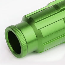 Load image into Gallery viewer, M12 x 1.5 Spline Extended Lug Nuts with Locks - Green Aluminum