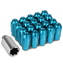 Load image into Gallery viewer, M12 x 1.5 Spline Extended Lug Nuts 20pc Set with Locks - Aluminum