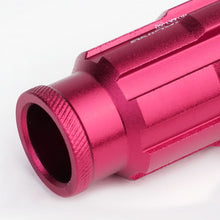 Load image into Gallery viewer, M12 x 1.5 Spline Extended Lug Nuts with Locks 20pc Set - Pink Aluminum
