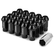 Load image into Gallery viewer, M12x1.25 Aluminum Lug Nuts - 50mm Extended Acorn Knurled Style - 20pc