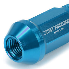 Load image into Gallery viewer, M12x1.25 Aluminum Acorn Lug Nuts 50mm Extended Open End 20pc Light Blue