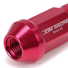 Load image into Gallery viewer, M12x1.25 Aluminum Lug Nuts - 50mm Acorn Knurled Extended 20pc Pink