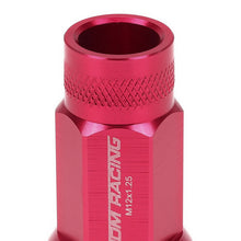 Load image into Gallery viewer, M12x1.25 Aluminum Lug Nuts - 50mm Acorn Knurled Extended 20pc Pink
