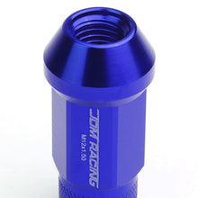 Load image into Gallery viewer, Aluminum Acorn Lug Nuts M12x1.5 Extended Open End Blue 20pc