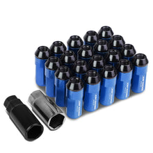 Load image into Gallery viewer, Universal Aluminum M12 x 1.25 Extended Lug Nuts 20pc Set Blue