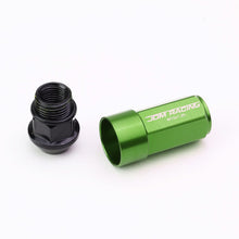 Load image into Gallery viewer, Extended Aluminum Lug Nuts M12 x 1.25 Green Steel Acorn 20pc Set