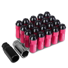 Load image into Gallery viewer, Universal M12x1.25 Extended Aluminum Lug Nuts 20pc Set Pink