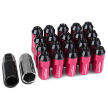 Load image into Gallery viewer, Universal M12x1.25 Extended Aluminum Lug Nuts 20pc Set Pink