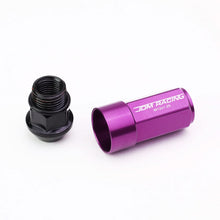 Load image into Gallery viewer, Extended Aluminum Lug Nuts M12x1.25 Purple 20pc Set
