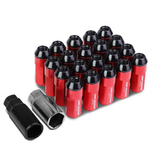 Load image into Gallery viewer, M12 x 1.25 Extended Aluminum Lug Nuts - Red 20pc Set