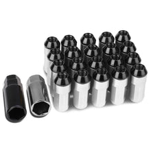Load image into Gallery viewer, M12 X 1.25 Extended Aluminum Lug Nuts 20pc Set - Silver