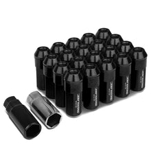 Load image into Gallery viewer, M12 x 1.5 Extended Aluminum Lug Nuts - 20pc Set Black