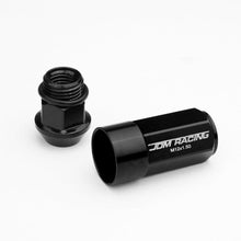 Load image into Gallery viewer, M12 x 1.5 Extended Aluminum Lug Nuts - 20pc Set Black