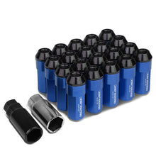 Load image into Gallery viewer, M12 X 1.5 Extended Steel Acorn Lug Nuts with Aluminum Cover - Blue