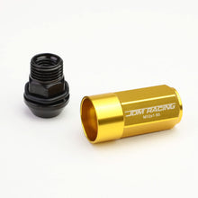 Load image into Gallery viewer, M12 x 1.5 Extended Aluminum Lug Nuts 20pc Set Gold