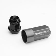 Load image into Gallery viewer, M12 x 1.5 Extended Aluminum Lug Nuts 20pc Set Gun Metal