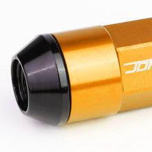 Load image into Gallery viewer, M12 x 1.5 Extended Aluminum Lug Nuts 20pc Set Orange Steel Acorn