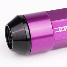 Load image into Gallery viewer, M12 x 1.5 Extended Aluminum Lug Nuts 20pc Set Purple Polyurethane