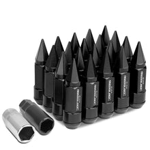 Load image into Gallery viewer, M12 x 1.5 Extended Spike Lug Nuts 20pc Set - Aluminum
