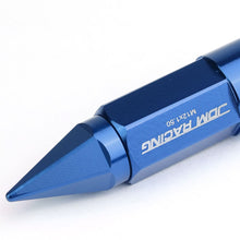 Load image into Gallery viewer, M12 x 1.5 Extended Spike Lug Nuts 20pc Set Blue Aluminum