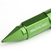 Load image into Gallery viewer, M12 x 1.5 Extended Aluminum Lug Nuts w/ Removable Spike 20pc Green