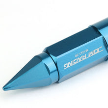 Load image into Gallery viewer, M12 x 1.5 Extended Aluminum Lug Nuts with Removable Spike - Light Blue