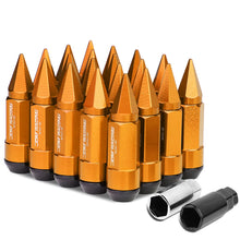 Load image into Gallery viewer, Universal Extended Aluminum Lug Nuts M12x1.5 53mm/83mm Orange 20pc